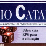 13A - Alécio na capa do Jornal Diário Catarinense!